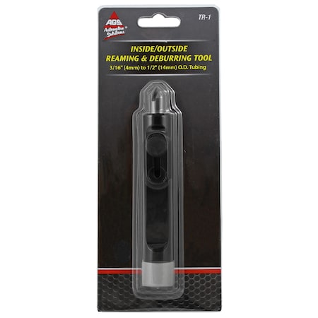 Ags Reaming/Deburring Tool, 3/16"(4mm)-1/2"(12mm) Brake/Fuel/Trans Tubing TR-1